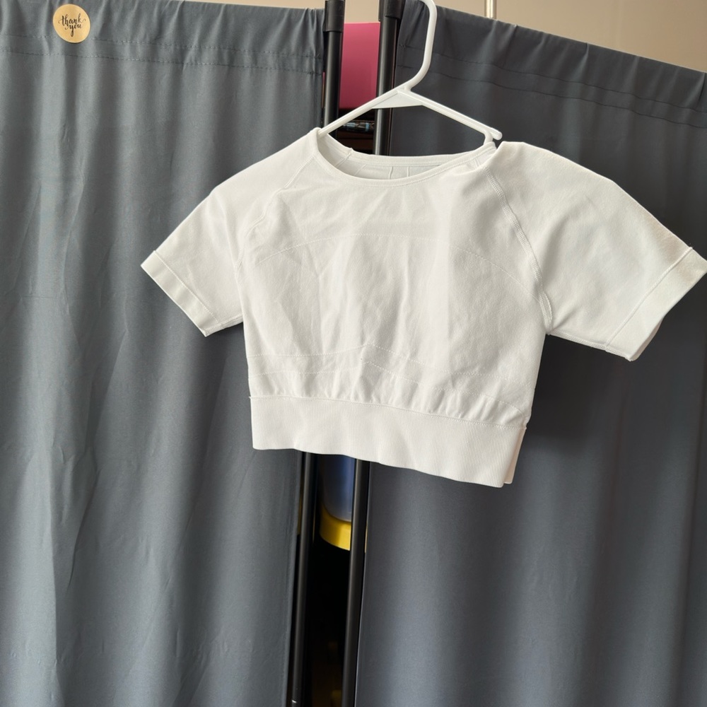 seamless work out crop top